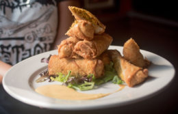 Pork egg rolls from American Bar and Grill